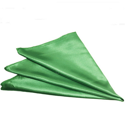 Servetėlės Audinys 40 vienetų kvadratinis 18x 18 colių minkštas lygus audinys stalo servetėlės Plaunamos satino audinio servetėlės vestuvių vakarėliams H