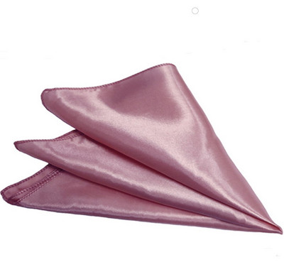 Servetėlės Audinys 40 vienetų kvadratinis 18x 18 colių minkštas lygus audinys stalo servetėlės Plaunamos satino audinio servetėlės vestuvių vakarėliams H