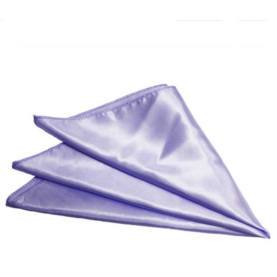 Servetėlės Audinys 40 vienetų kvadratinis 18x 18 colių minkštas lygus audinys stalo servetėlės Plaunamos satino audinio servetėlės vestuvių vakarėliams H