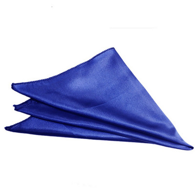 Servetėlės Audinys 40 vienetų kvadratinis 18x 18 colių minkštas lygus audinys stalo servetėlės Plaunamos satino audinio servetėlės vestuvių vakarėliams H