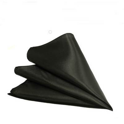 Servetėlės Audinys 40 vienetų kvadratinis 18x 18 colių minkštas lygus audinys stalo servetėlės Plaunamos satino audinio servetėlės vestuvių vakarėliams H