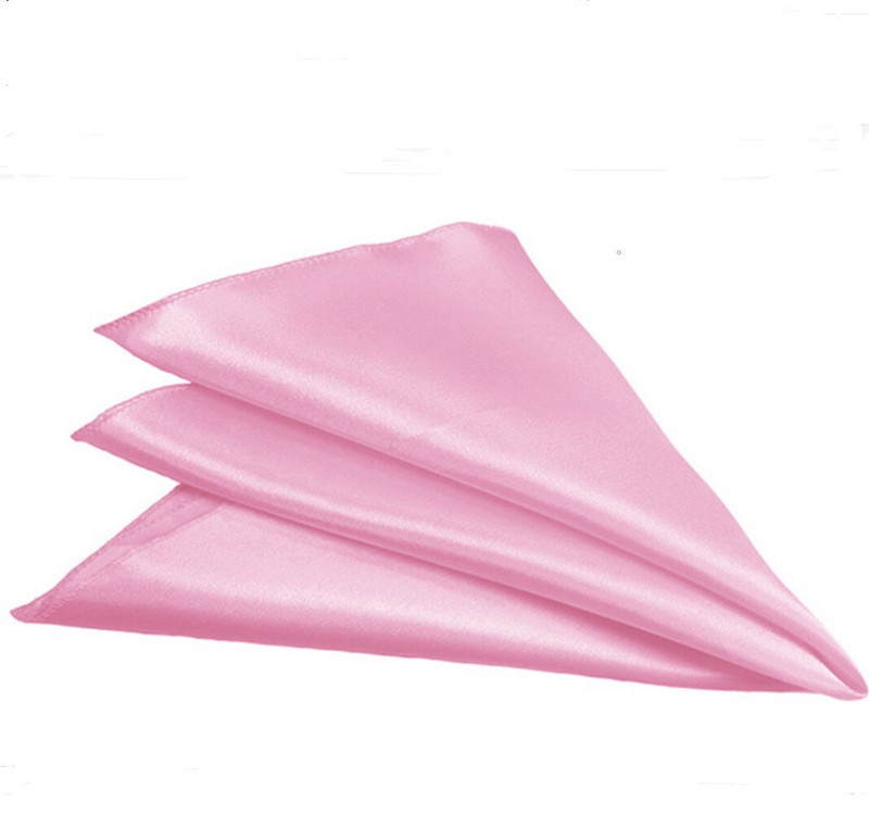 Servetėlės Audinys 40 vienetų kvadratinis 18x 18 colių minkštas lygus audinys stalo servetėlės Plaunamos satino audinio servetėlės vestuvių vakarėliams H