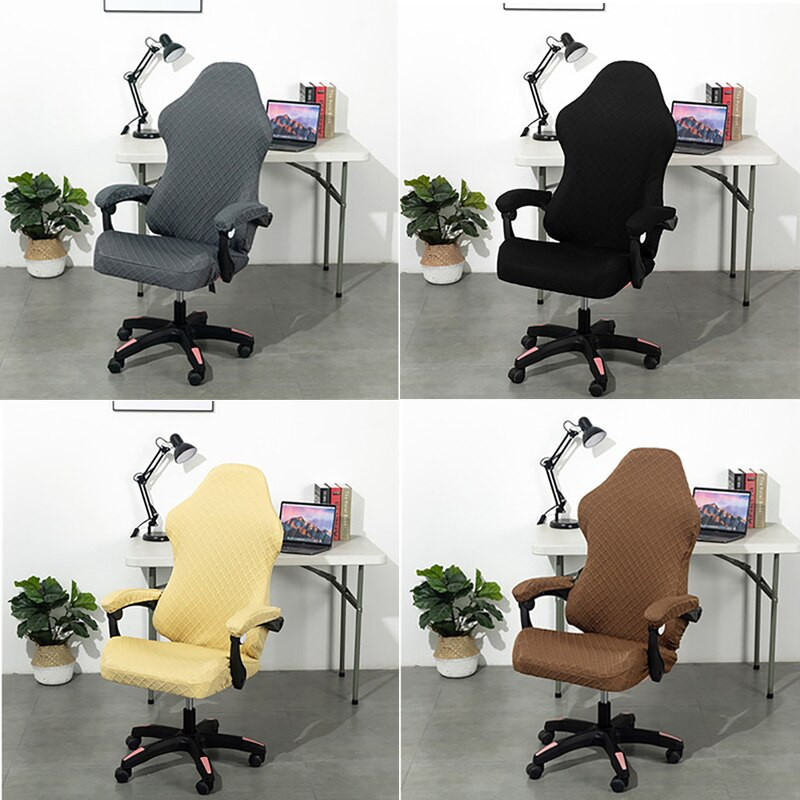 Jacquard osztott székhuzat Irodai számítógépes játékszék huzatok karfa huzattal internetkávézókhoz Versenyjátékos szék