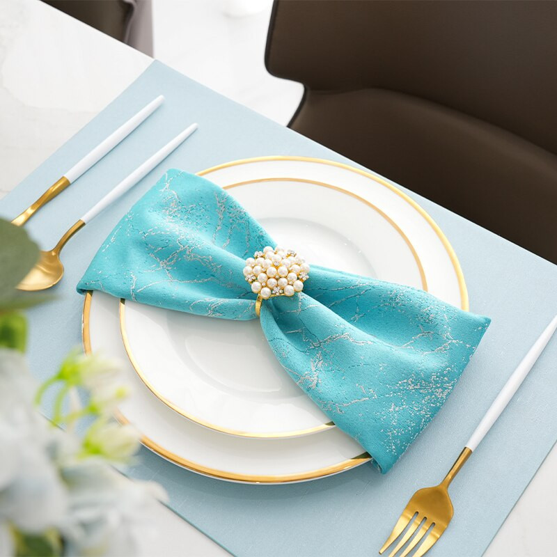 Platnene salvete Pamučne večernje kuhinjske salvete Set od 4 stolne salvete od tekstilnog poliestera Lanene stolne salvete Platnene