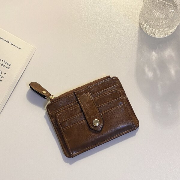 Portofel de dama din piele ecologica cu compartimente pentru documente