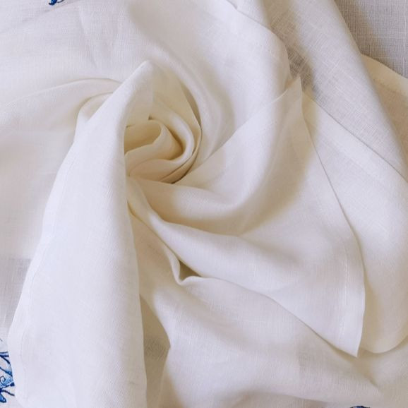 [Camellia Casa] 2 nuotraukos / rinkinys Elegantiška, aukštos kokybės siuvinėta monograma, gryno lino servetėlė, stalo dekoras, vestuvės, dovana, namai