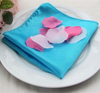 50 komada 30 x 30 cm Satenski stolni ubrusi Platneni ubrusi za svadbenu večeru Podmetači za banketne stolove Džepni rupčići Dekoracija hotelske zabave