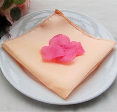 50 komada 30 x 30 cm Satenski stolni ubrusi Platneni ubrusi za svadbenu večeru Podmetači za banketne stolove Džepni rupčići Dekoracija hotelske zabave