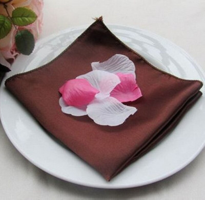 50 komada 30 x 30 cm Satenski stolni ubrusi Platneni ubrusi za svadbenu večeru Podmetači za banketne stolove Džepni rupčići Dekoracija hotelske zabave