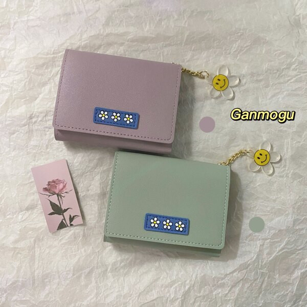 Portofel de dama model nou cu logo - pliat triplu