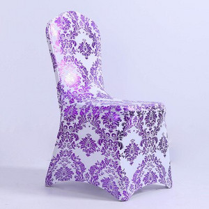 Bronzane zlatne srebrne navlake za stolice europske hotelske navlake za sastanke spandex rastezljive banketne stolice svadbeni hotelski pribor za zabave