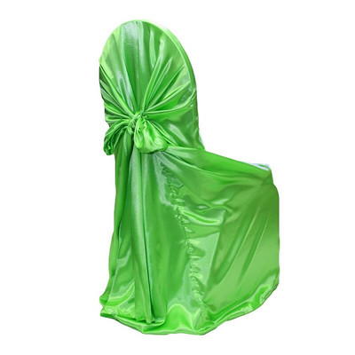 Kėdžių užvalkalai Satininiai Kėdės užvalkalai su sijonu nugarai, vestuvėms, gimtadienio šventėms, namų dekoravimui Unviersal vestuvių kėdės užvalkalas