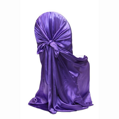 Kėdžių užvalkalai Satininiai Kėdės užvalkalai su sijonu nugarai, vestuvėms, gimtadienio šventėms, namų dekoravimui Unviersal vestuvių kėdės užvalkalas