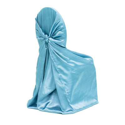 Kėdžių užvalkalai Satininiai Kėdės užvalkalai su sijonu nugarai, vestuvėms, gimtadienio šventėms, namų dekoravimui Unviersal vestuvių kėdės užvalkalas