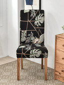 Ispis lišća Rastezljive elastične navlake za stolice Spandex za vjenčanje Blagovaonica Uredski banket Housse De Chaise Navlaka za stolice