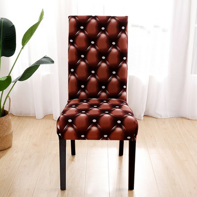 Ispis lišća Rastezljive elastične navlake za stolice Spandex za vjenčanje Blagovaonica Uredski banket Housse De Chaise Navlaka za stolice