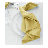 20 hüvelykes összecsukható stílus 100% tiszta lenvászon asztali szalvéták otthoni vintage len szalvéta konyharuhák kávé törölköző asztaldísz