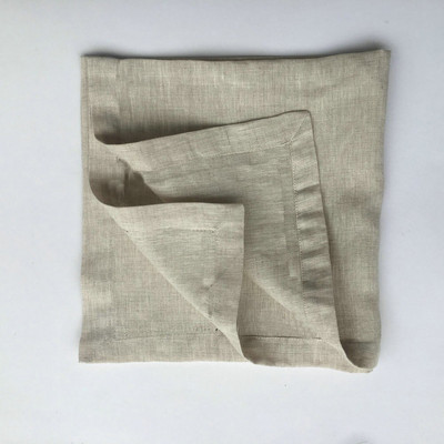 20 hüvelykes összecsukható stílus 100% tiszta lenvászon asztali szalvéták otthoni vintage len szalvéta konyharuhák kávé törölköző asztaldísz