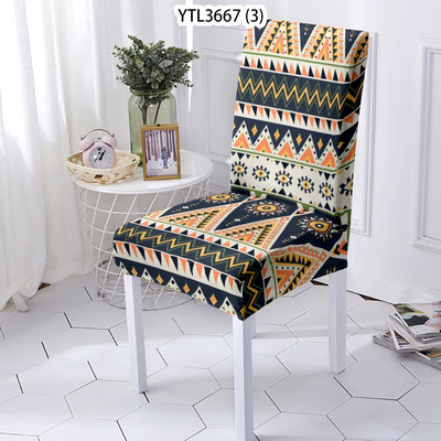 Severský štýl, geometrický spandex, polyester, elastický, vonkajší, záhradný, poťah na stoličky, kancelária, hotel, banket, svadba, elastický poťah na stoličky