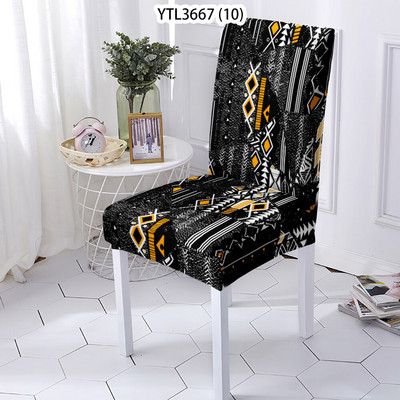 Severský štýl, geometrický spandex, polyester, elastický, vonkajší, záhradný, poťah na stoličky, kancelária, hotel, banket, svadba, elastický poťah na stoličky