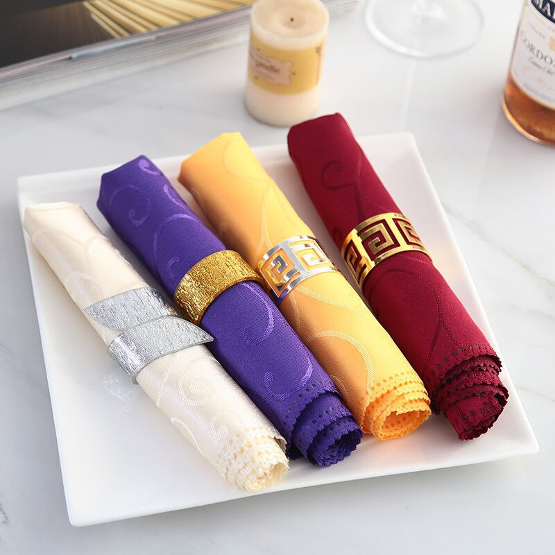 10 vnt/stal. Siūtos stalo servetėlės vakarienei 48 cm Medžiaginis kilimėlis arbatos rankšluosčiai Kokteilinė servetėlė vakarėliui vestuvių dekoravimui Staltiesės servetėlės