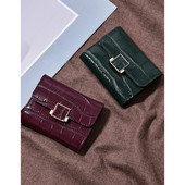 Poșetă mică de damă din piele în relief