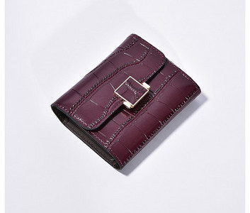 Poșetă mică de damă din piele în relief