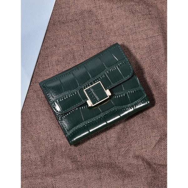 Poșetă mică de damă din piele în relief