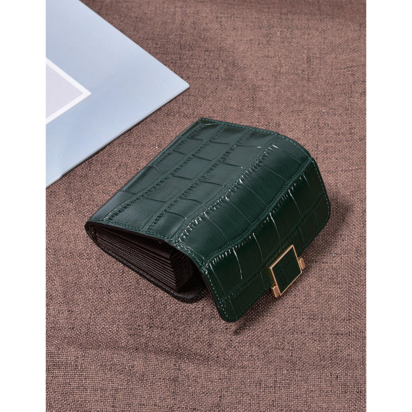 Poșetă mică de damă din piele în relief