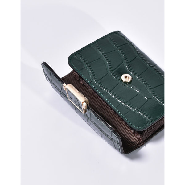 Poșetă mică de damă din piele în relief