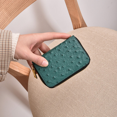 Portofel de dama din piele ecologica - cu fermoar