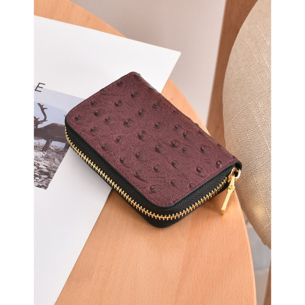 Portofel de dama din piele ecologica - cu fermoar