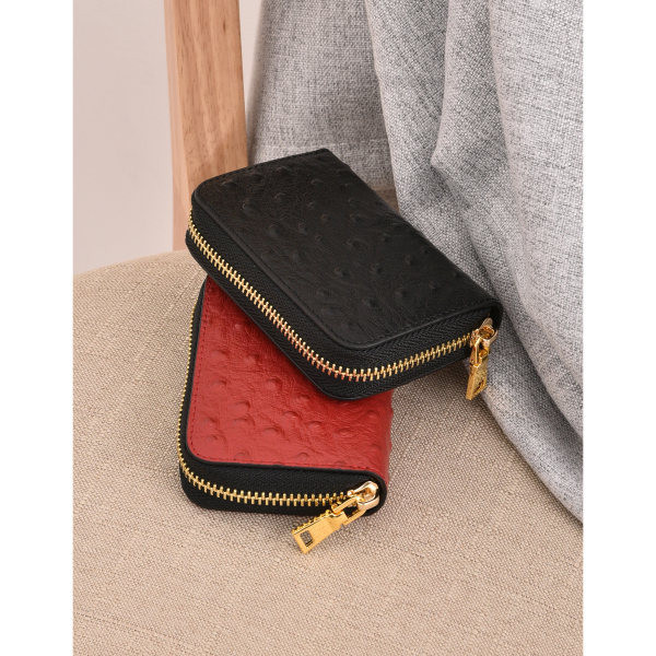 Portofel de dama din piele ecologica - cu fermoar