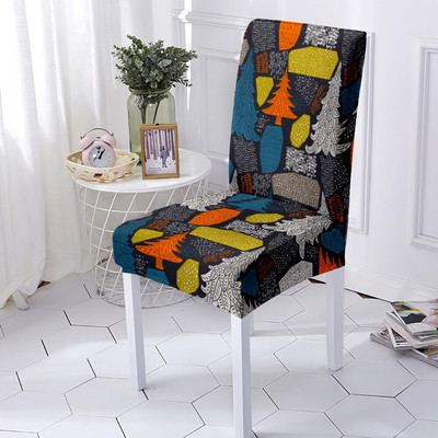 Husă elastică pentru scaun de mese de Crăciun Fericit Husă pentru scaune din spandex Husă pentru scaune elastice pentru nuntă, hotel, banchet, decorare acasă