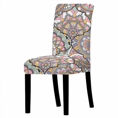Elastična spandex mandala cvijet navlaka za stolicu s visokim naslonom Zaštitna torbica za stolac Resterant Svadbena zabava Dekoracija blagovaonice