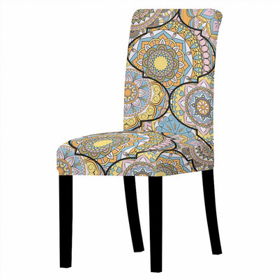 Elastična spandex mandala cvijet navlaka za stolicu s visokim naslonom Zaštitna torbica za stolac Resterant Svadbena zabava Dekoracija blagovaonice