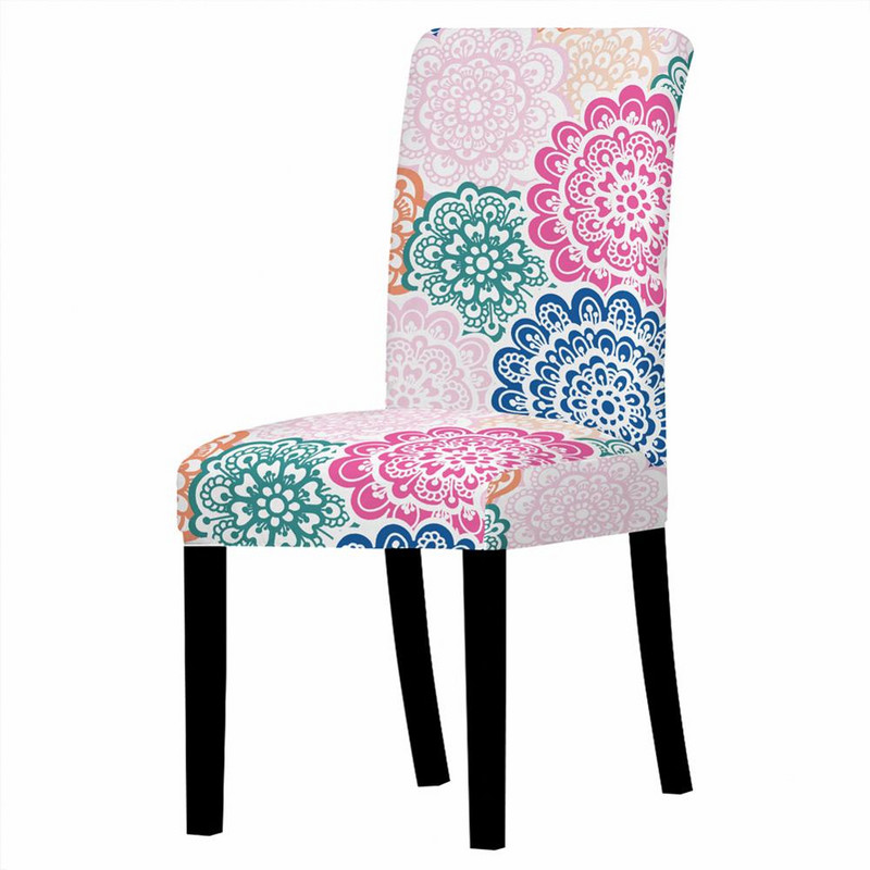 Elastična spandex mandala cvijet navlaka za stolicu s visokim naslonom Zaštitna torbica za stolac Resterant Svadbena zabava Dekoracija blagovaonice
