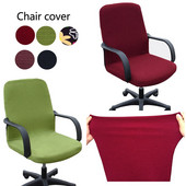 Elasticity irodai számítógépes székhuzat oldalsó kar székhuzat Recouvre Chaise Stretch forgó liftes székhuzat cadeiras nélkül