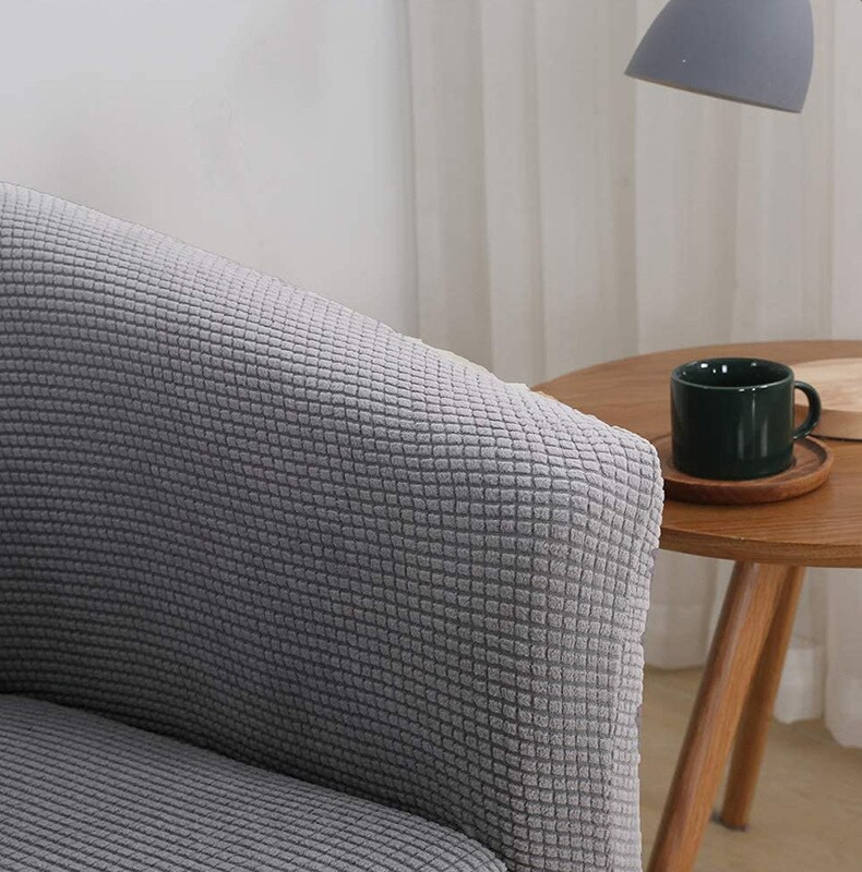 Elastingas kėdės užvalkalas languotas fotelio užvalkalas 1 vieta svetainė virtuvė Valgomojo kėdės rašomasis stalas kėdė viengulė sofa šezlongas