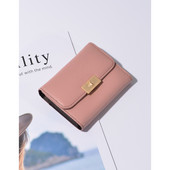 Μικρό γυναικείο δερμάτινο πορτοφόλι σε πολλά χρώματα