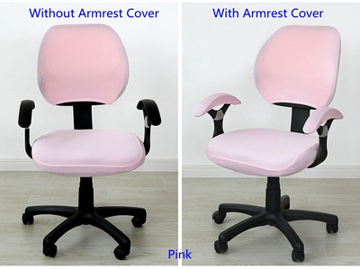 24 színű Lycra irodai számítógépes székhuzat Számítógépes irodai székhez karfával nyomtatott Spandex sztreccs székhuzat