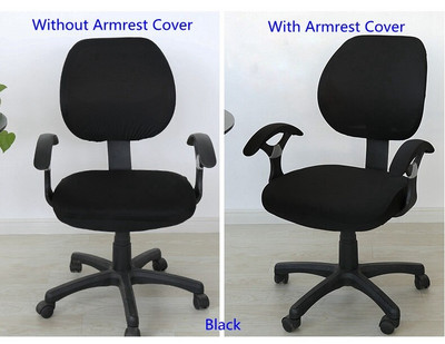 24 színű Lycra irodai számítógépes székhuzat Számítógépes irodai székhez karfával nyomtatott Spandex sztreccs székhuzat