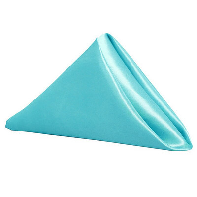 10 buc/lot șervețele de masă pătrate din satin Batistă moale Banchet de nuntă Masă de petrecere Decorare pentru cină Șervețele personalizate 50cmx50cm