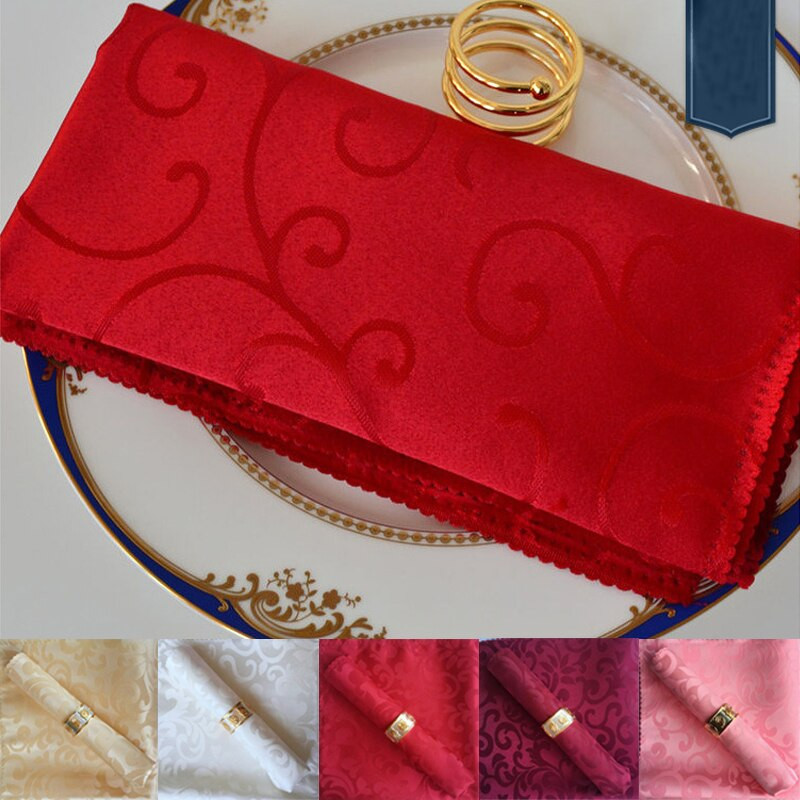 10 komada 48 cm stolnih salveta, četvrtasta poliesterska tkanina za rođendan, božićni festival, dom, hotel, zabava, večera, salvete, kuhinja