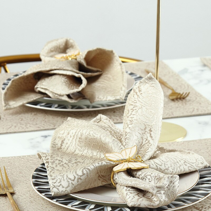2kom Staza na stolu Salvete Ručnik Za Kuhinju Salvete Platnene Salvete Za Pribor za jelo Kućni tekstil Dekoracija vjenčanja Podmetači