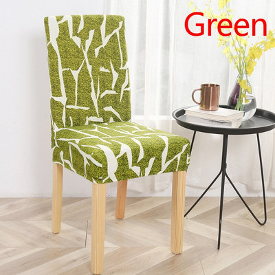 Új poliészter elasztikus négyzet háttámlás székhuzat Modern kivehető szennyeződésmentes konyhai szabálytalan csíkos üléstok sztreccs székhuzat