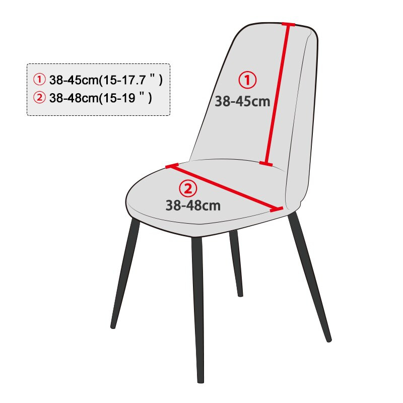 Navlaka za vanjsku blagovaonsku stolicu Velika elastičnost Udobne mekane blagovaonske stoliceModerni kućni hotelski božićni ukrasi