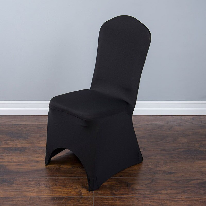Székhuzatok Univerzális esküvői fehér huzat éttermi bankett szállodai vacsorához Lycra poliészter spandex székhuzat
