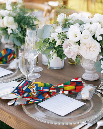 Σημαίες όλων των χωρών του κόσμου Επιτραπέζιες χαρτοπετσέτες Υφασμάτινο σετ Μαντήλι Γάμου Σουπλά Δείπνο γενεθλίων Χαρτοπετσέτες τσαγιού