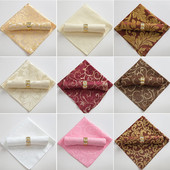10 ks látkových obrúskov na kuchynské utierky, svadobné dekorácie stola, bytový textil, servírovacie obrúsky na decoupage, eko reštauračný uterák